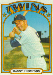 1972 Topps Baseball Cards      368     Danny Thompson